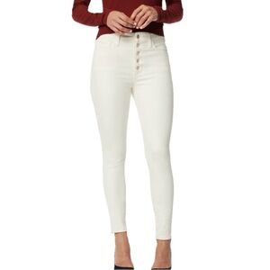 Joe's The Charlie High Rise Skinny Ankle Pristene Cream Jeans Women's Size 25